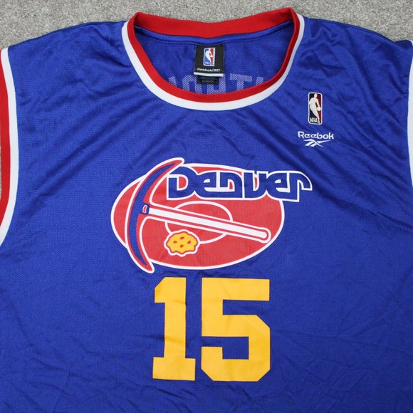 Carmelo Anthony Jersey Men's 4XL Reebok Nuggets 1975-76 Hardwood Classics HWC - Picture 4 of 10